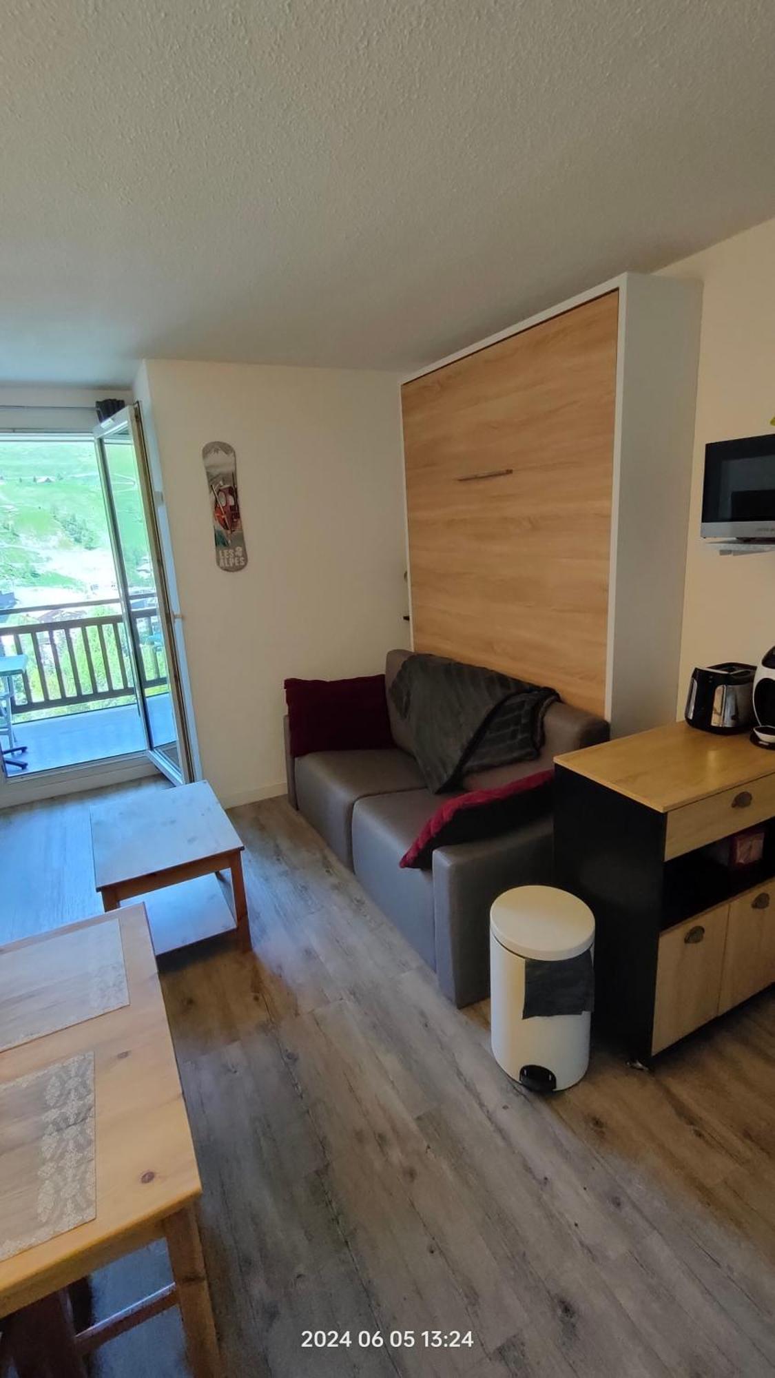 Studio Cabine 4 Pers Les2Alpes 21M² Les Deux Alpes Luaran gambar