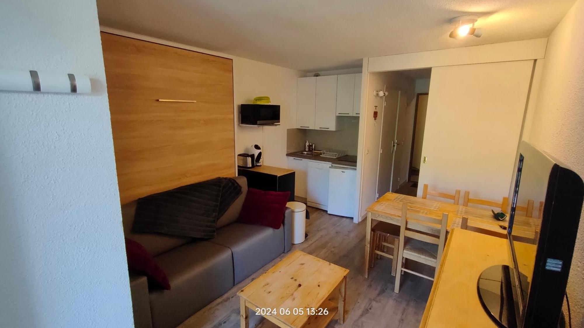 Studio Cabine 4 Pers Les2Alpes 21M² Les Deux Alpes Luaran gambar