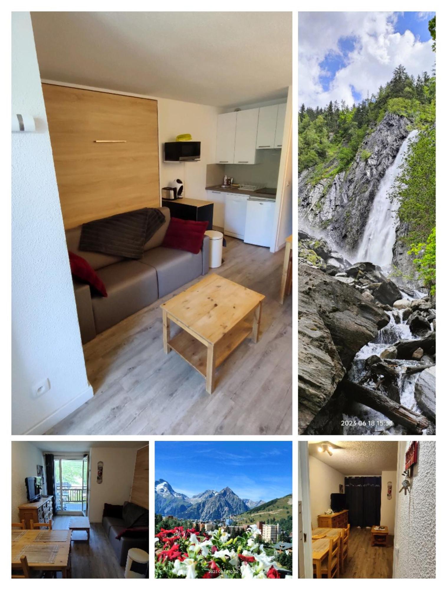Studio Cabine 4 Pers Les2Alpes 21M² Les Deux Alpes Luaran gambar